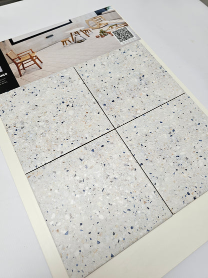 Terrazzo Bianco - 20 x 20 cm - Ceramica - 1era