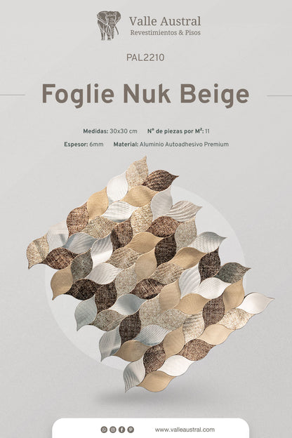 Foglie Nuk Beige - PAL2211 - 1era