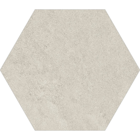 Hexagonal 17 Cement Off - 17 x 19,5 cm - Ceramica - 1era