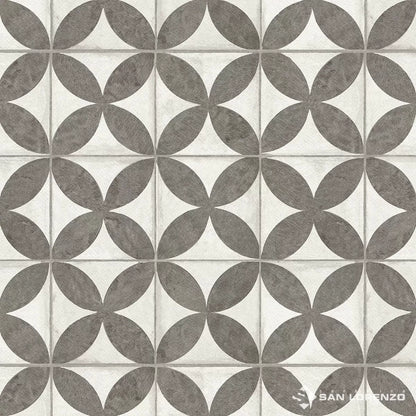 Flower Black - 45.3x45.3 - Ceramic - San Lorenzo - 1st (m2)