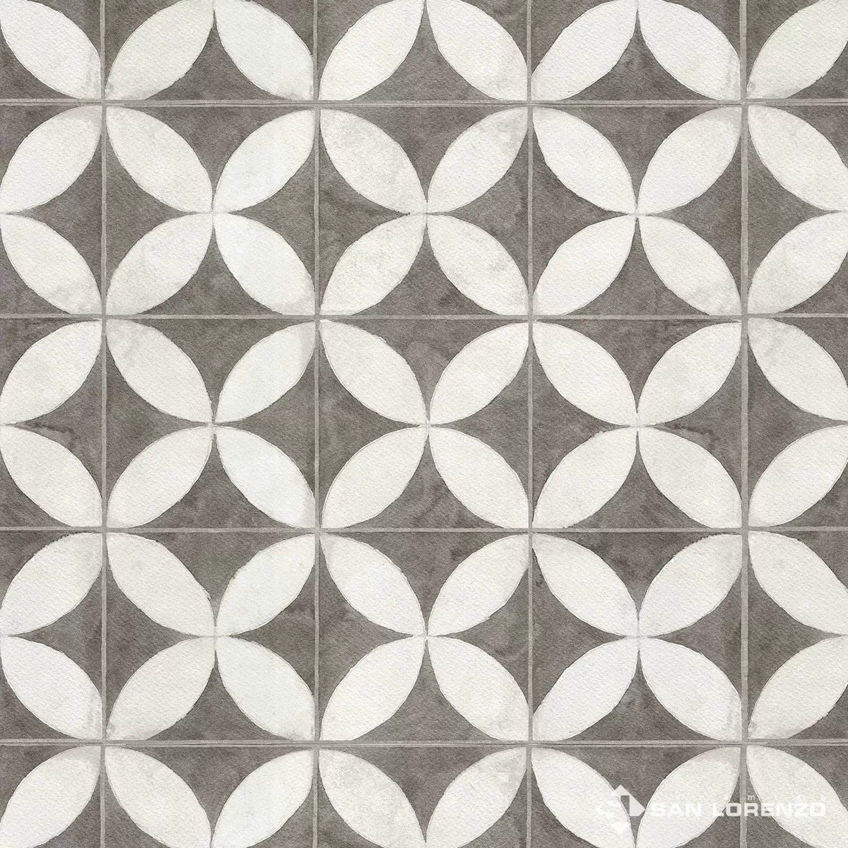 Flower White - 45.3x45.3 - Ceramica - San Lorenzo - 1era (m2)