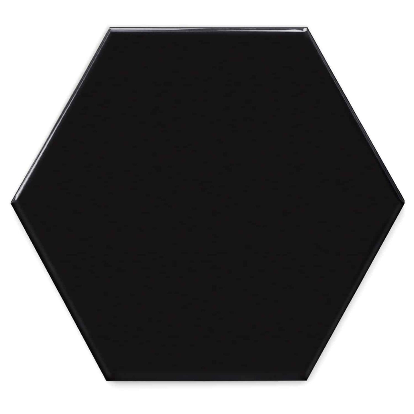 Black Hexagon - Watercolor - 1st 