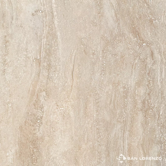 Cream Travertine Marble - 57.7x57.7 - Porcelain - San Lorenzo - 1st (m2)