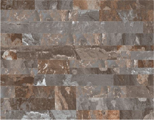 Muro Piedra Brillante Petroleo - 31x53 - Ceramica Lourdes - 1era (m2)