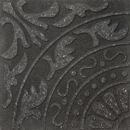 Fleur de Lis - Alpengrün / Schwarz - Granit - 1. (m2) 